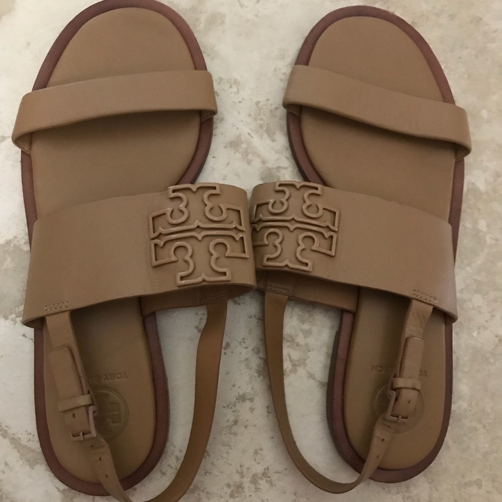 Womens Tory Burch Tan Sandals Size 7
